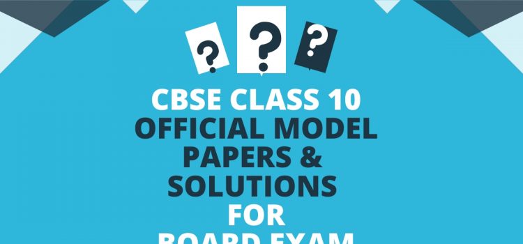 CBSE official solved model papers