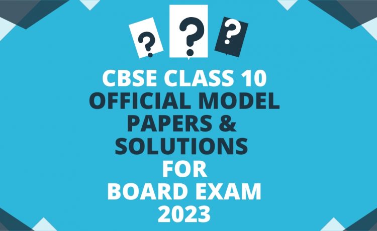 CBSE official solved model papers
