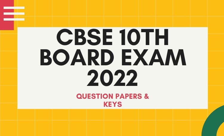 CBSE 10th paper 2022 april
