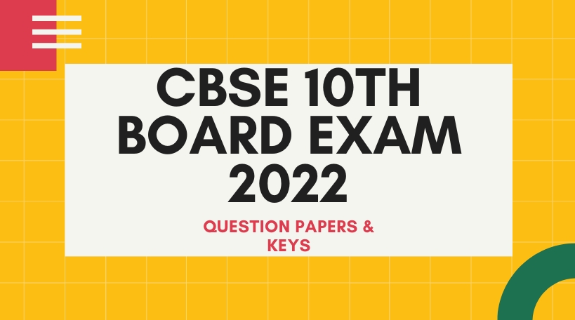 CBSE 10th paper 2022 april