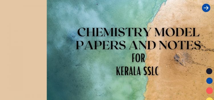 Chemistry solved papers Kerala SSLC