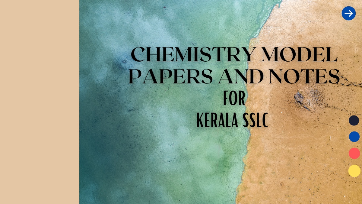 Chemistry solved papers Kerala SSLC