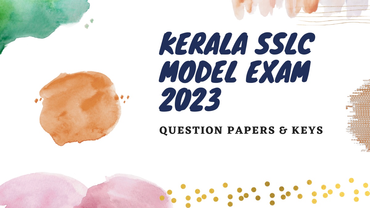 SSLC Model exam solved papers 2023
