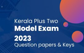 Kerala +2 model exam 2023 question papers keys