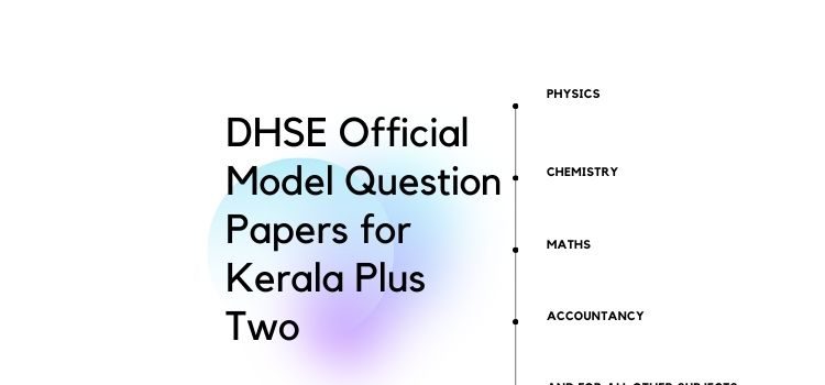 +2 official model papers kerala