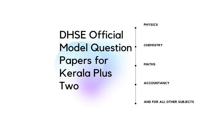 +2 official model papers kerala