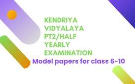 Kendriya Vidyalaya PT2 HY Model papers