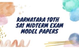 midterm model question papers 10th Karnataka