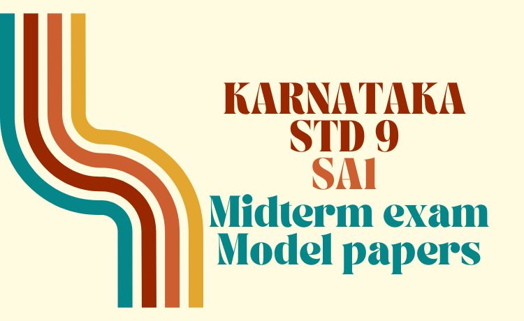 Karnataka SA1 model papers