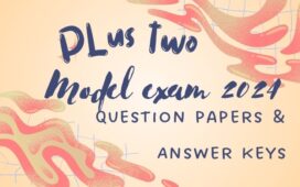 kerala plus two model exam 2024 answer key