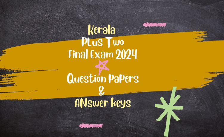 Plus two 2024 answer keys