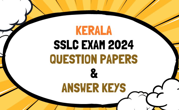 Kerala SSLC exam 2024 question paper and answer key