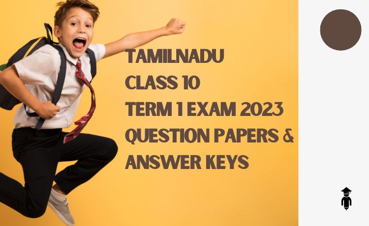 TN STD 10 quarterly exam 2023 solved papers