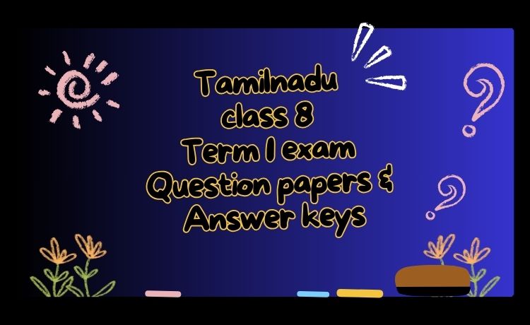 TN 8th previous year quarterly exam paper