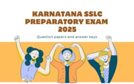 Karnataka SSLC preparatory exam Answer keys 2025