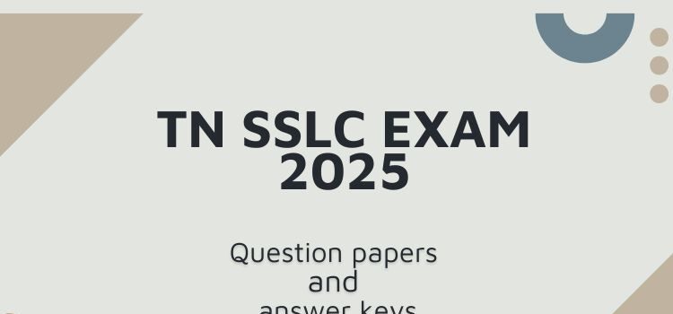Tamilnadu 10th answer keys 2025