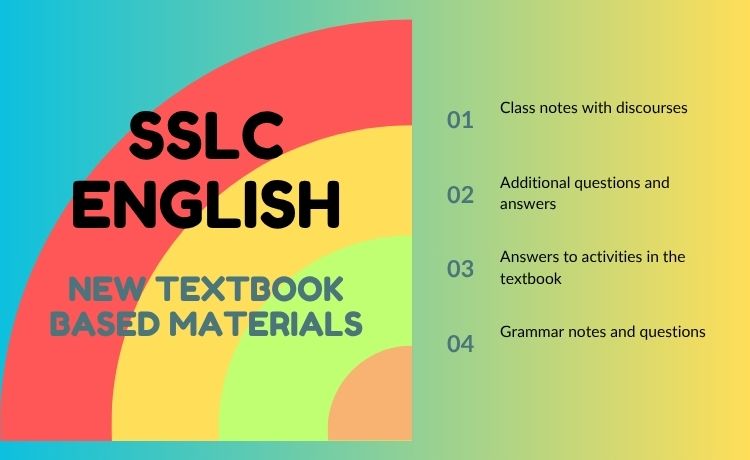SSLC English notes based on new textbook