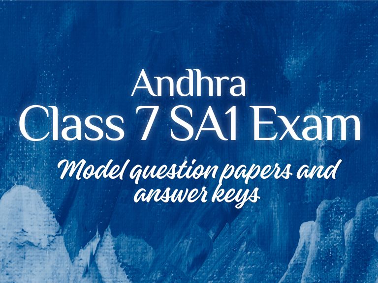Andhra 7th SA1 Model Question Papers 2026-27 with Answer Keys (All Subjects) AP 7th SA1 model papers